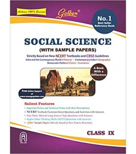 Golden Social Science: (With Sample Papers) A book with Difference Class- 9
